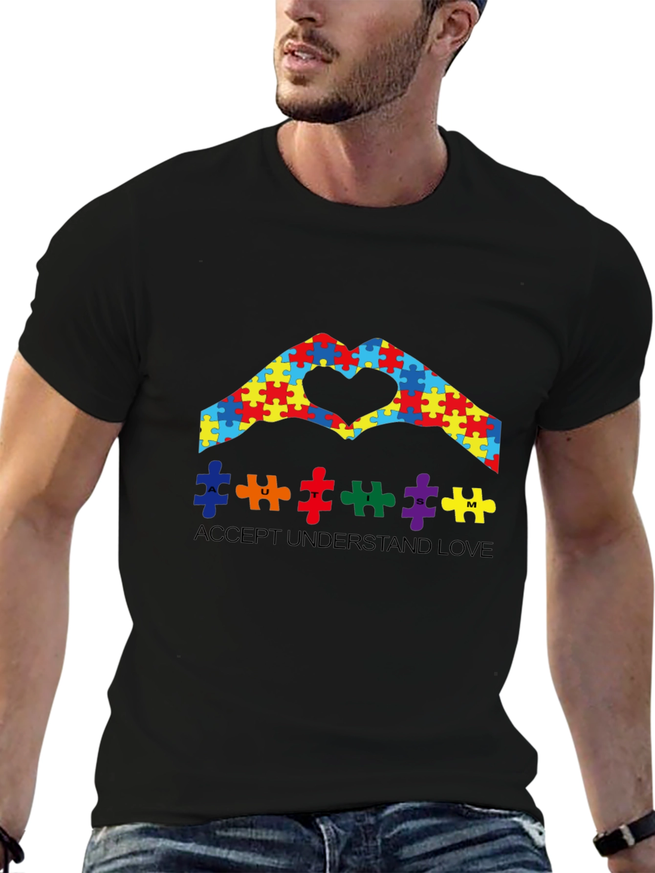 Autism Awareness Puzzle Heart T-Shirt