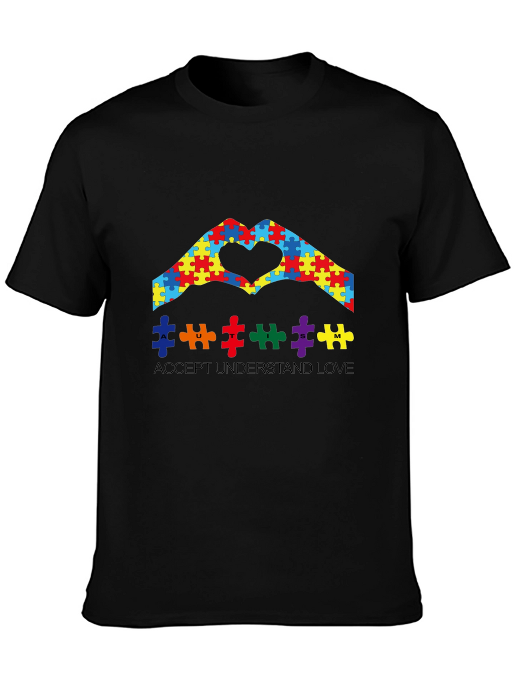 Autism Awareness Puzzle Heart T-Shirt