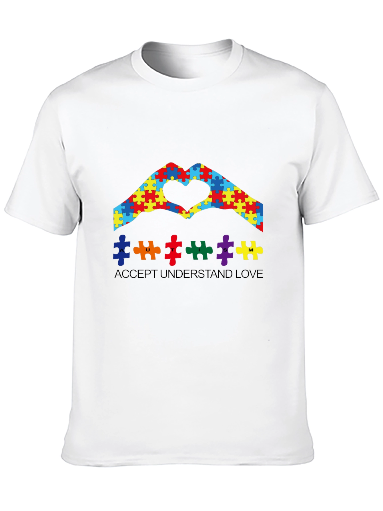 Autism Awareness Puzzle Heart T-Shirt