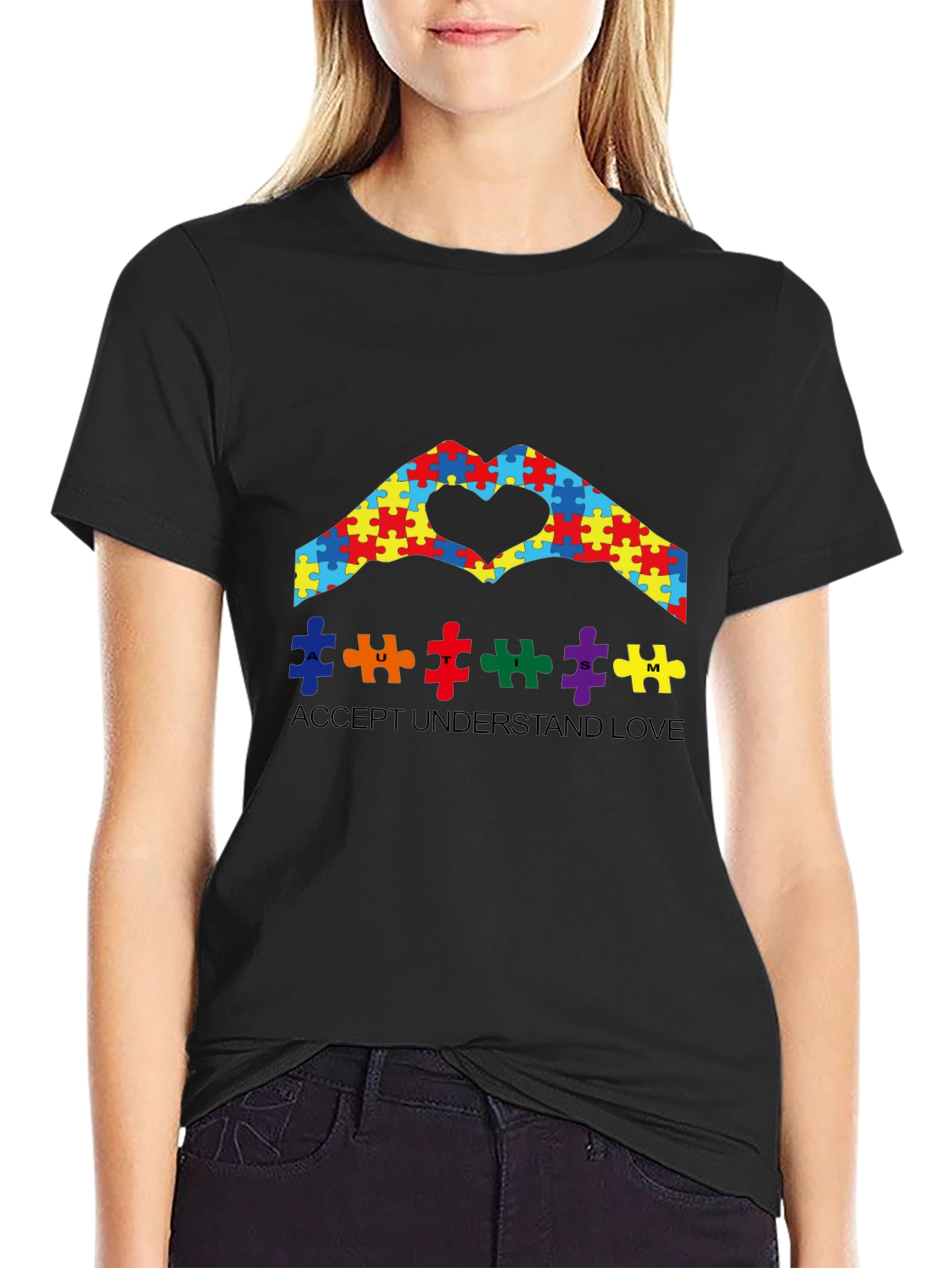 Autism Awareness Puzzle Heart T-Shirt