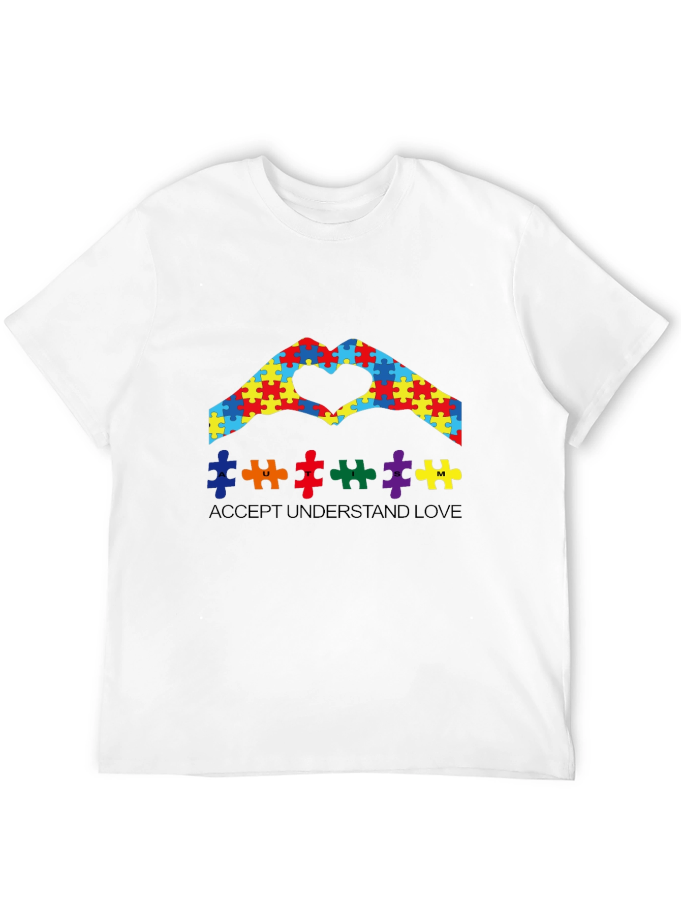 Autism Awareness Puzzle Heart T-Shirt