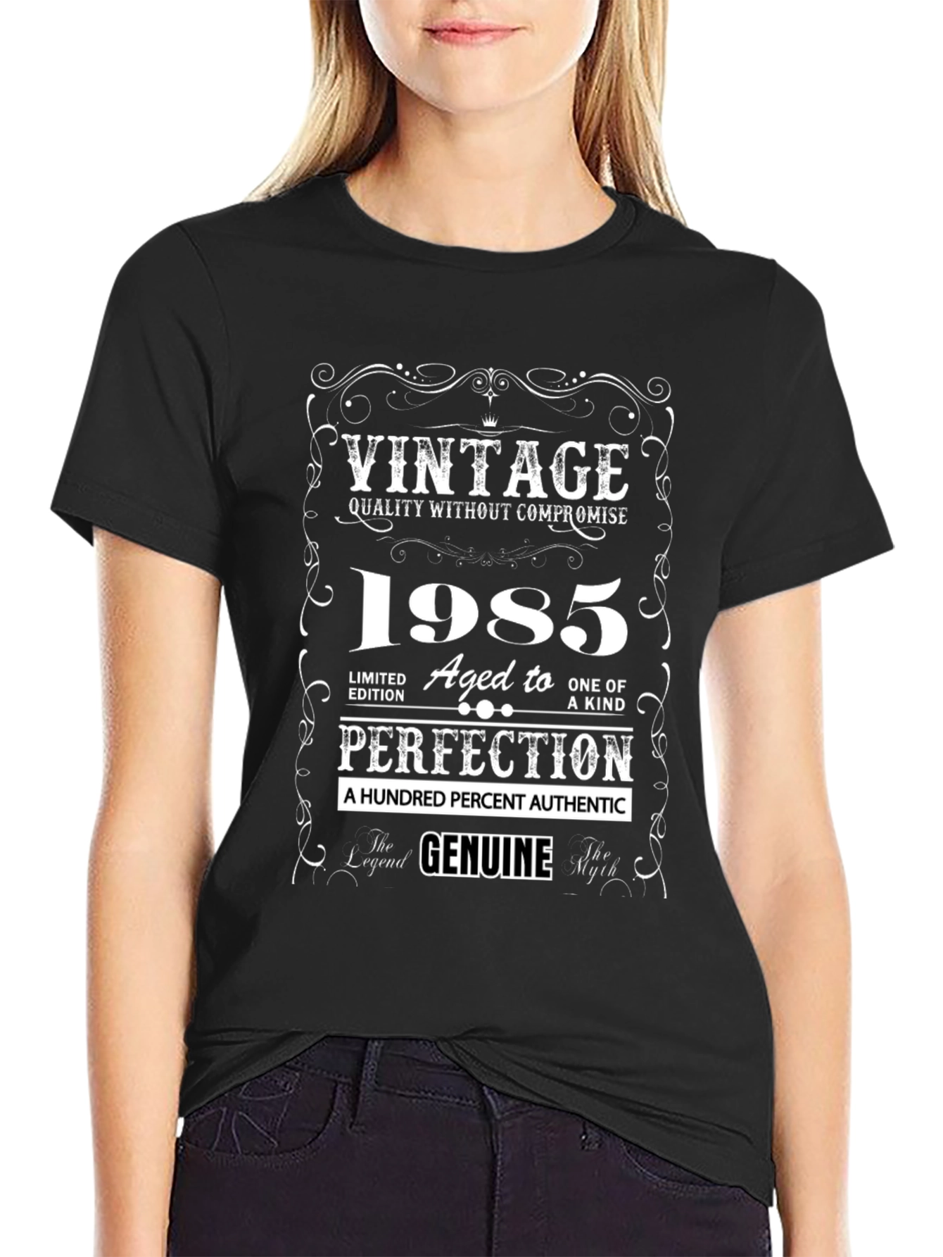 Vintage 1985 Aged to Perfection Graphic T-Shirt