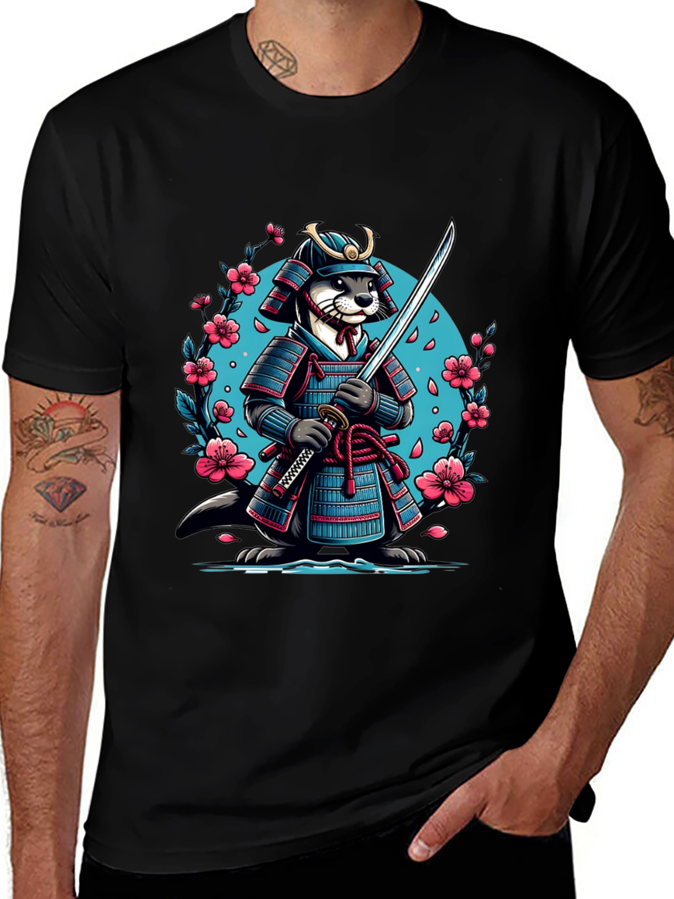 Samurai Otter T-Shirt