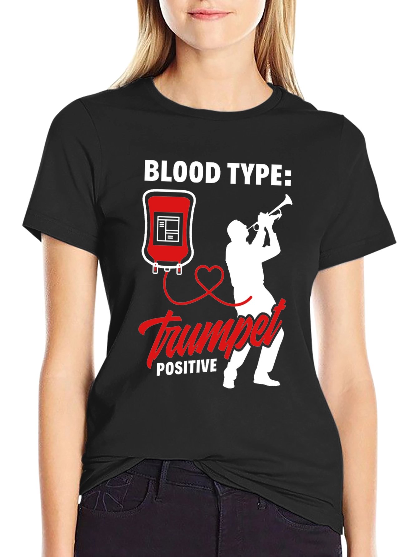 Blood Type Trumpet Positive T-Shirt