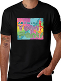 Yoga Pants Graphic Tee - All I Need Is