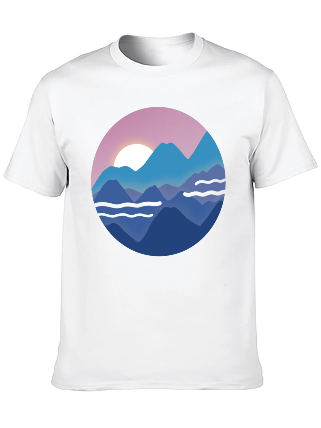 Mountain Sunset Graphic T-Shirt