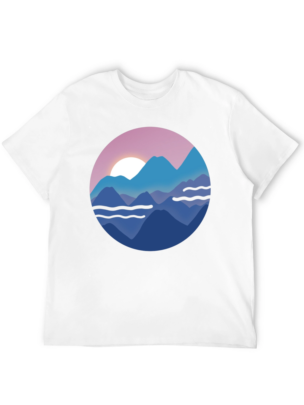 Mountain Sunset Graphic T-Shirt
