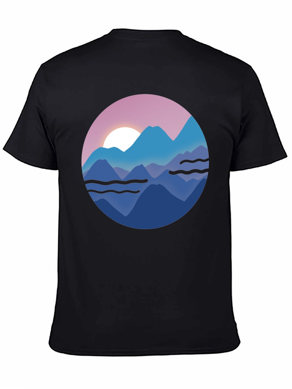 Mountain Sunset Graphic T-Shirt