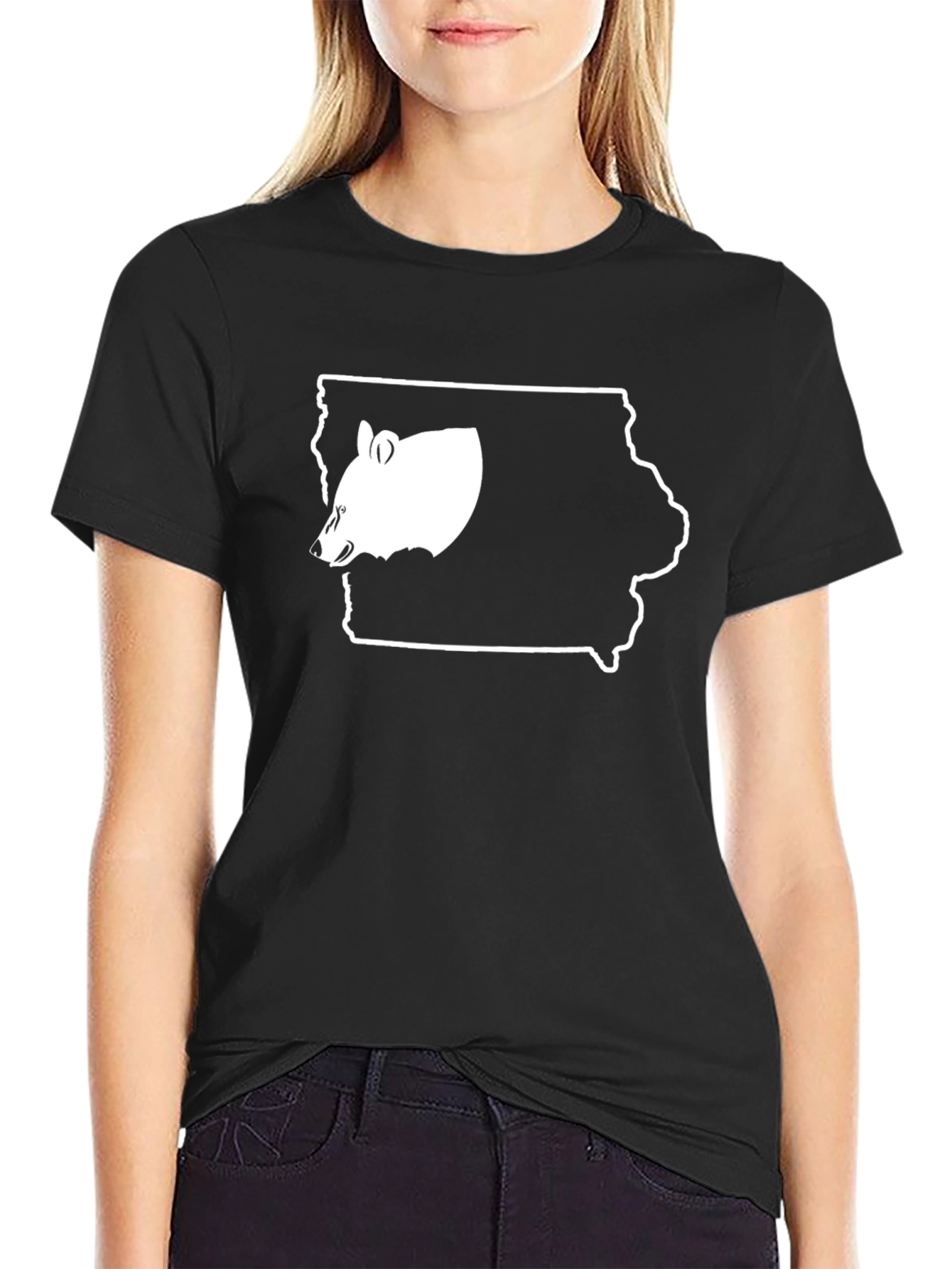 Iowa Hawkeyes T-Shirt - Black