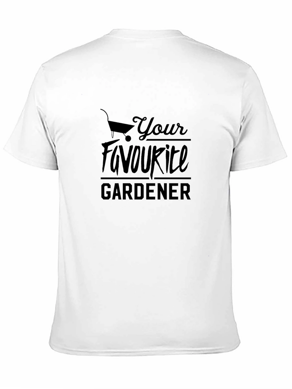 Your Favorite Gardener Graphic Tee - Black
