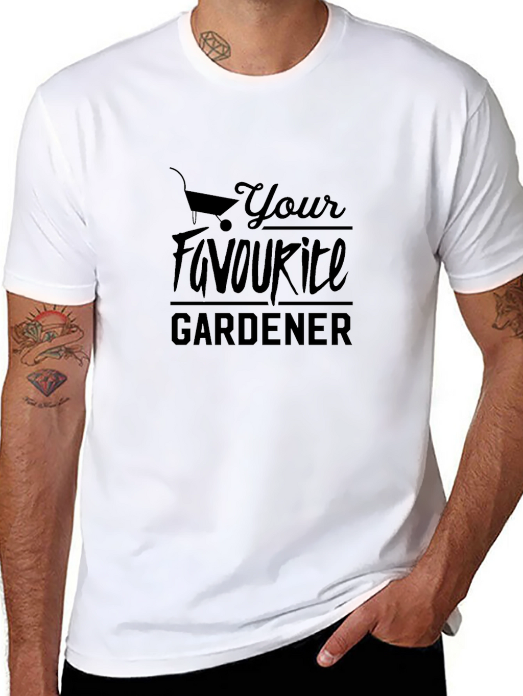 Your Favorite Gardener Graphic Tee - Black