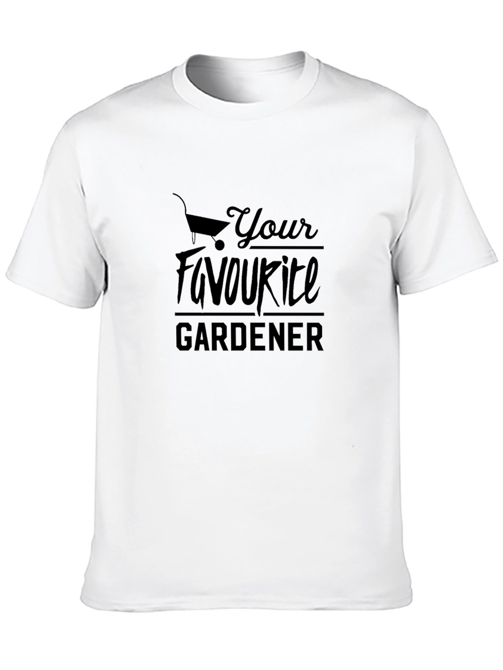Your Favorite Gardener Graphic Tee - Black
