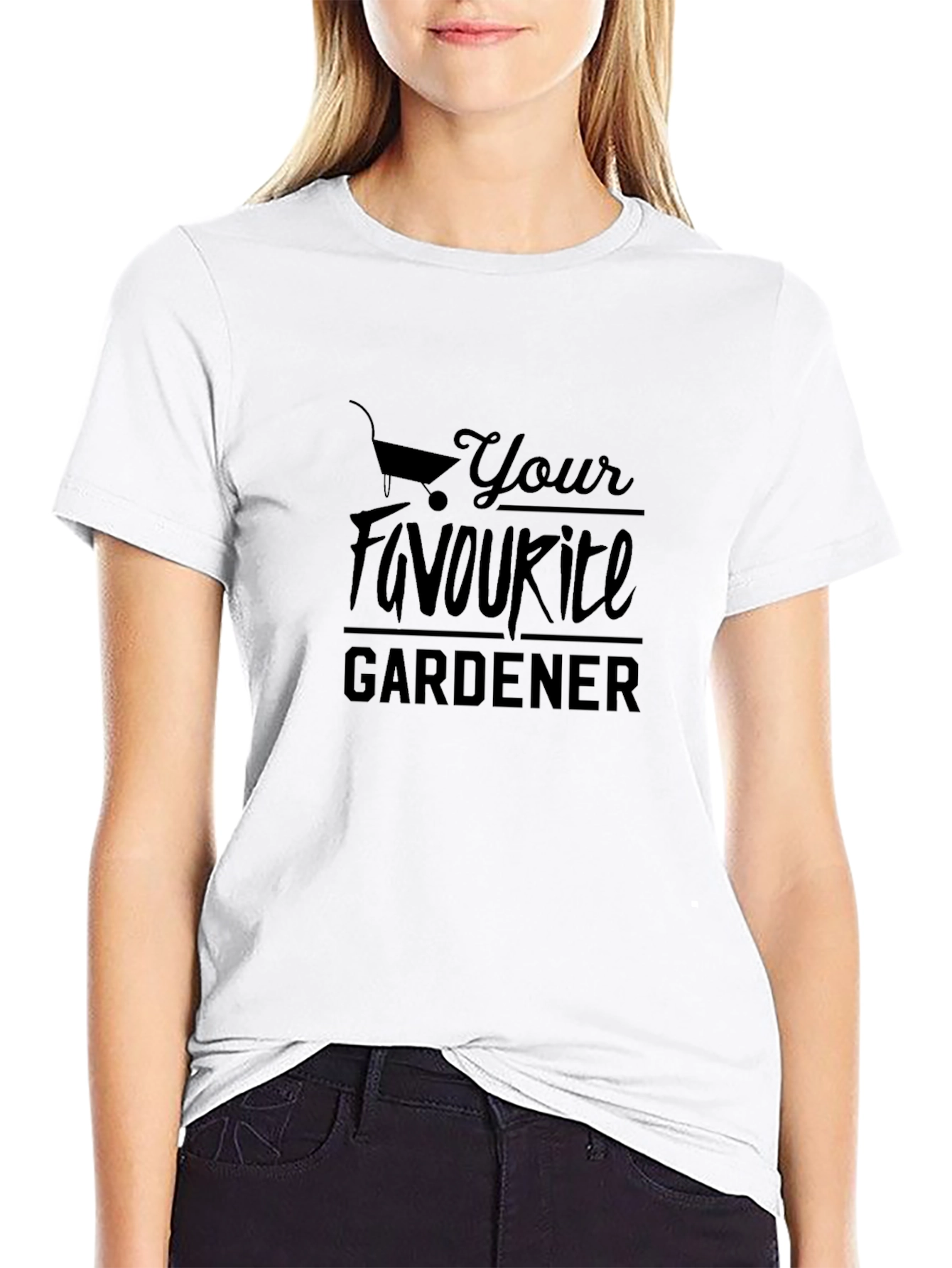 Your Favorite Gardener Graphic Tee - Black