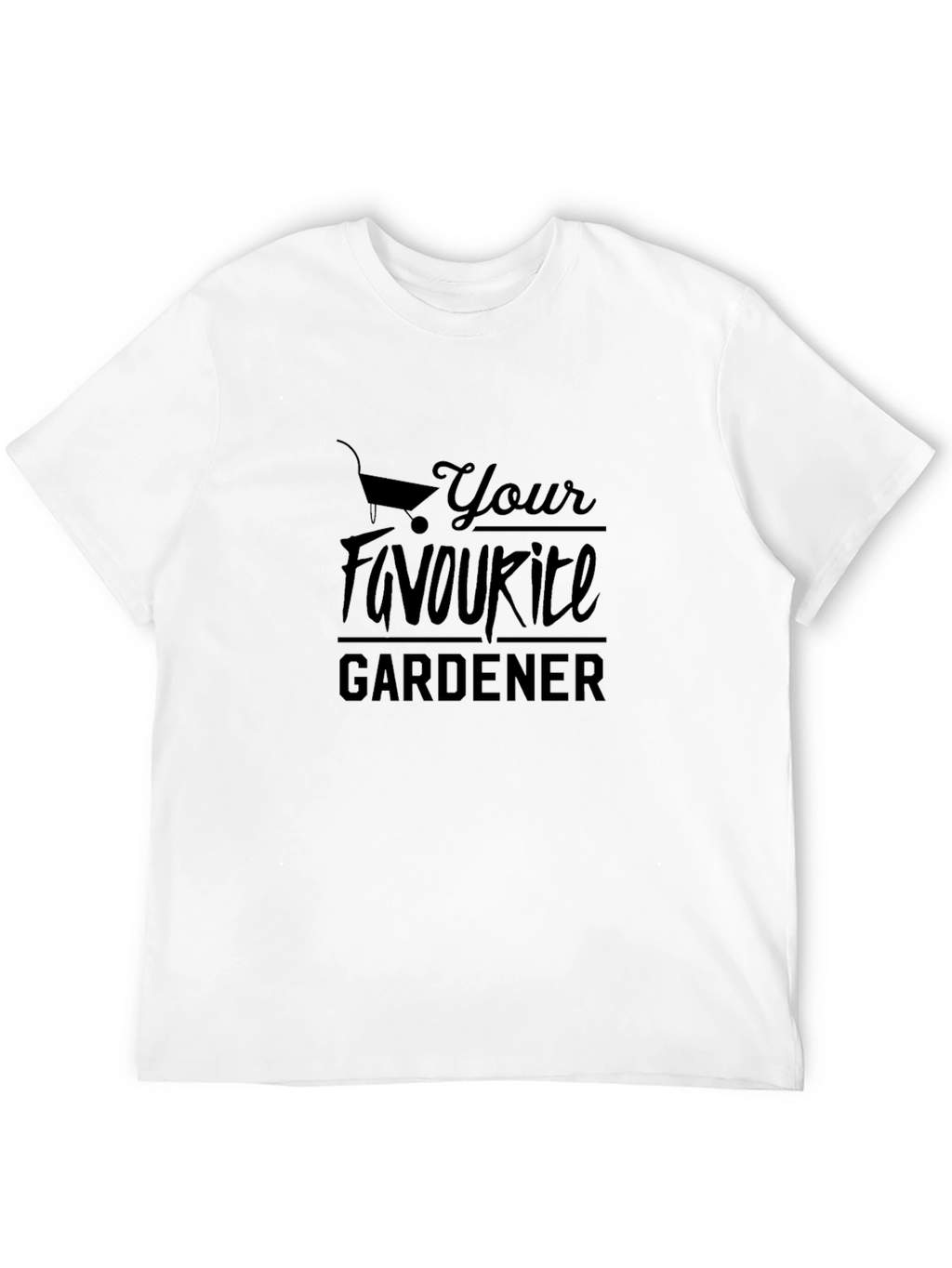 Your Favorite Gardener Graphic Tee - Black