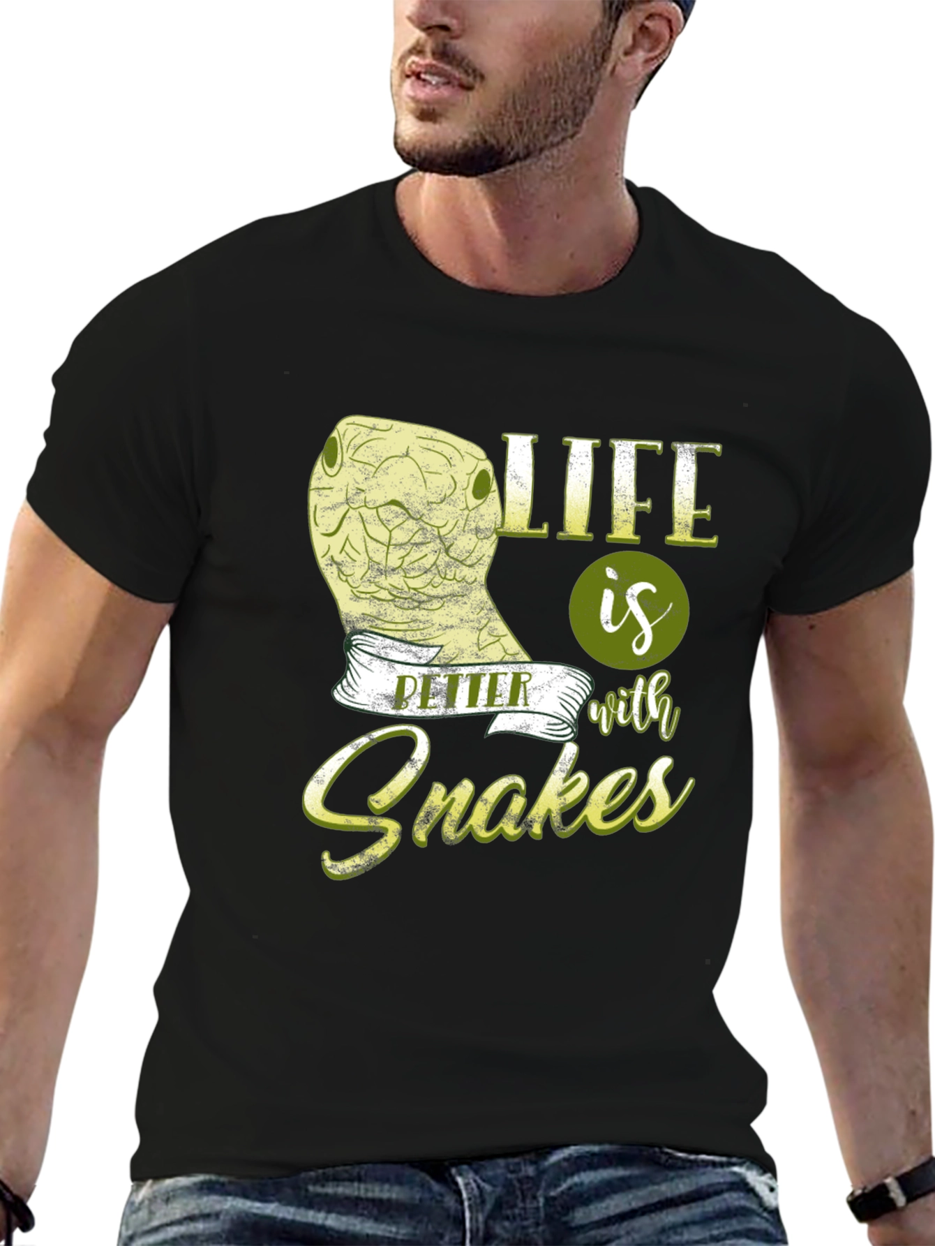 Life Is Better With Snakes Graphic T-Shirt