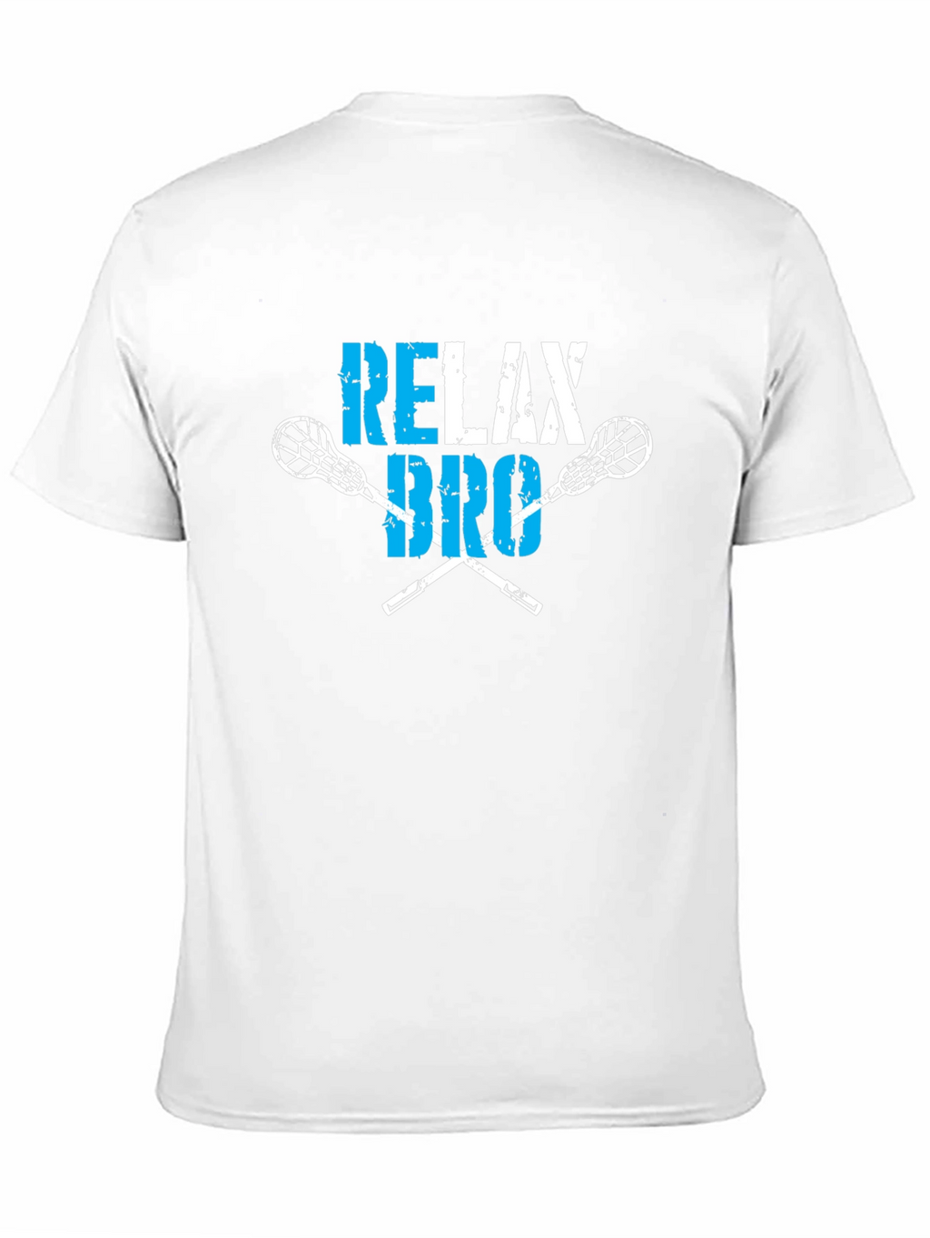 Relax Bro Lacrosse T-Shirt - Black Cotton Tee
