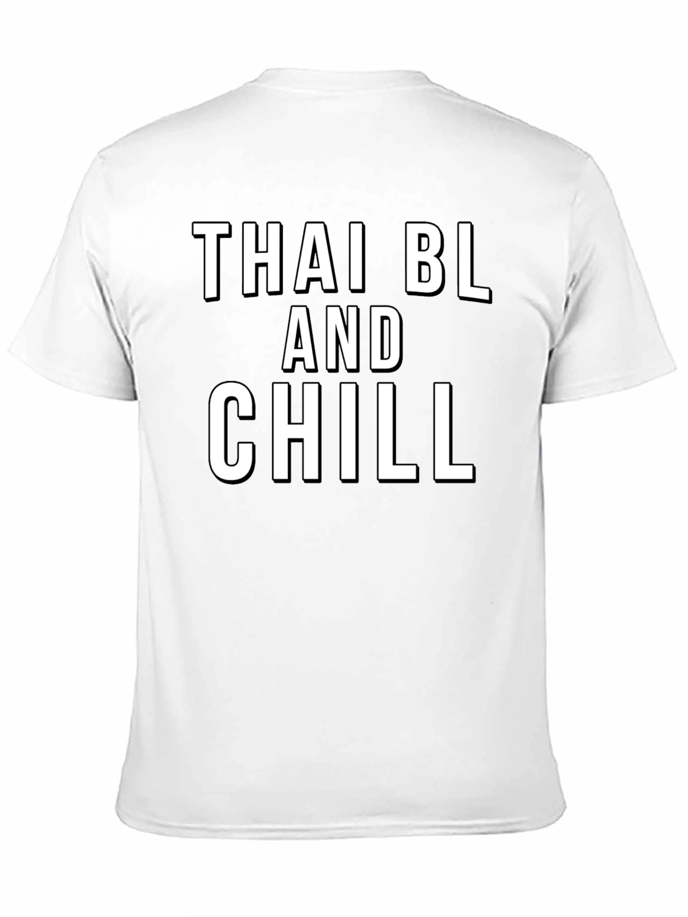 Thai BL and Chill Black T-Shirt