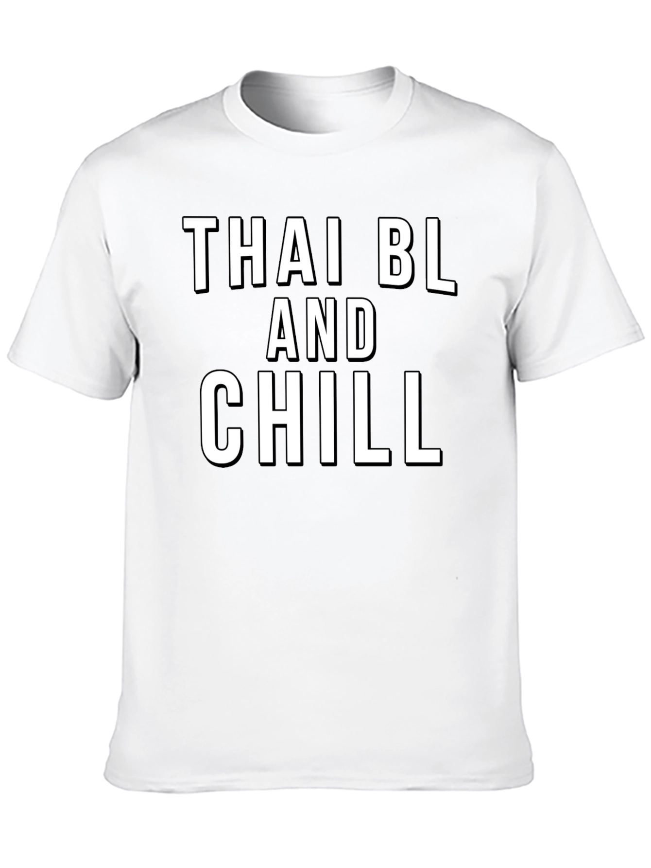 Thai BL and Chill Black T-Shirt