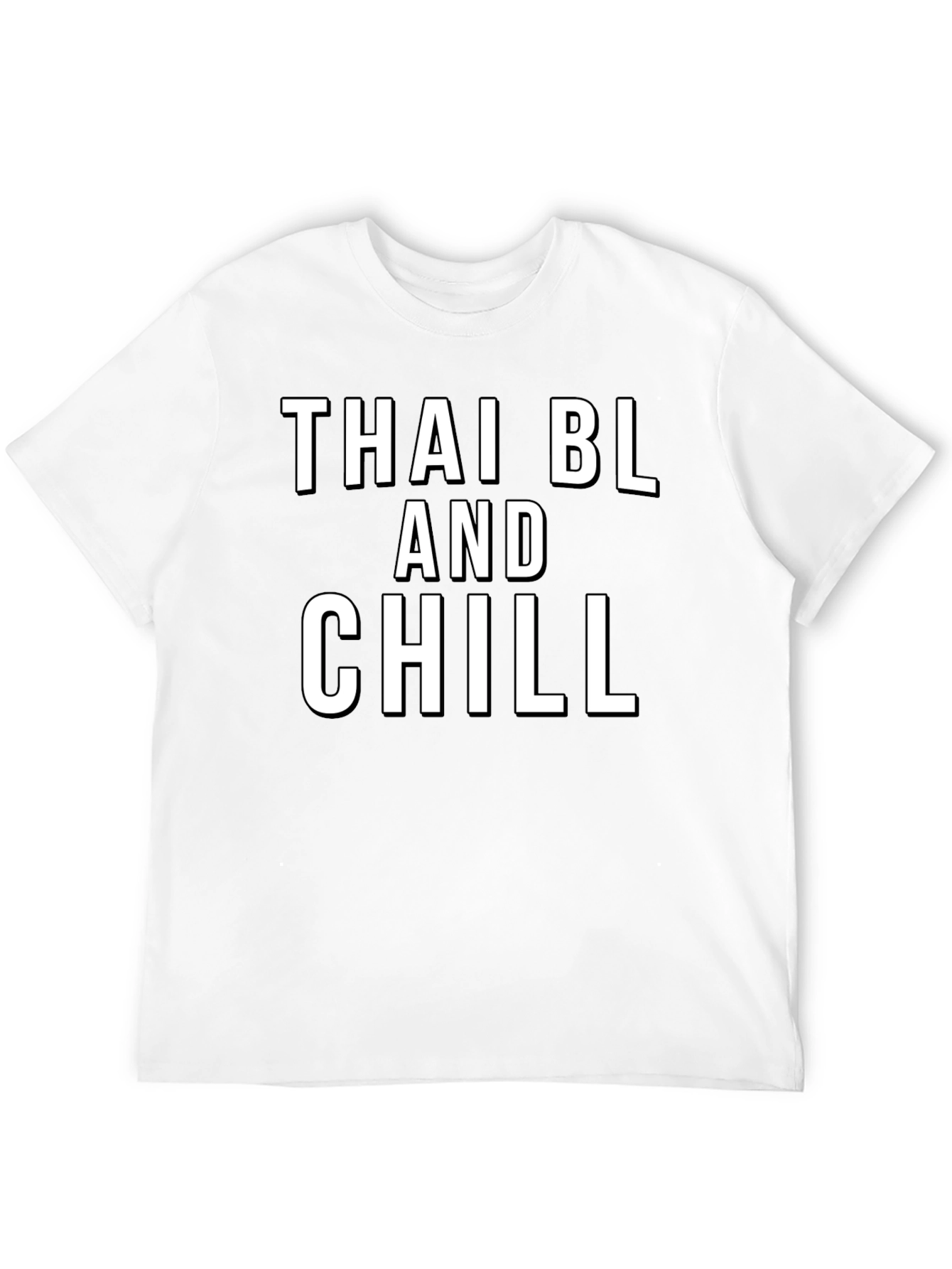 Thai BL and Chill Black T-Shirt