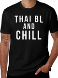 Thai BL and Chill Black T-Shirt