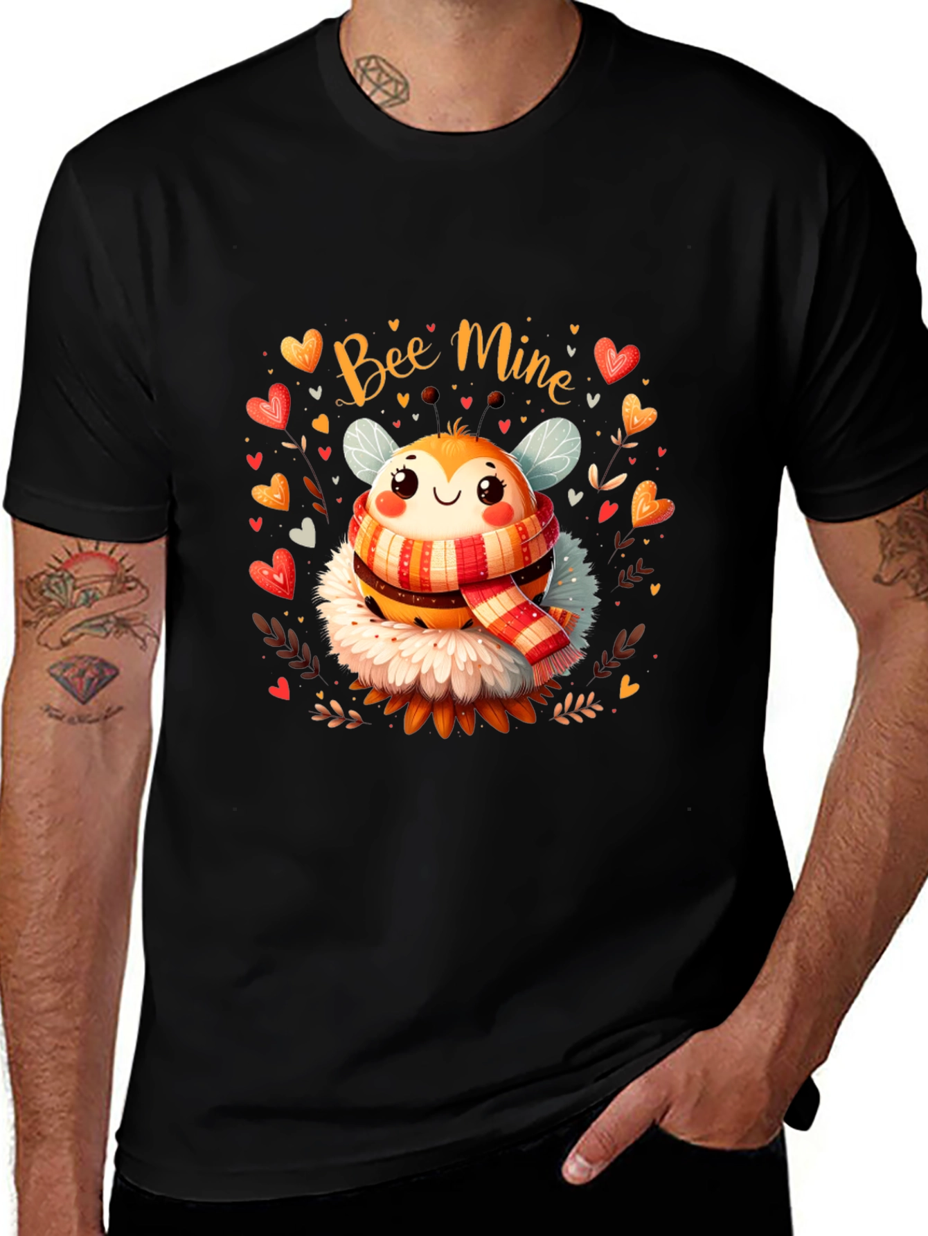 Bee Mine Valentines Day Graphic Tee