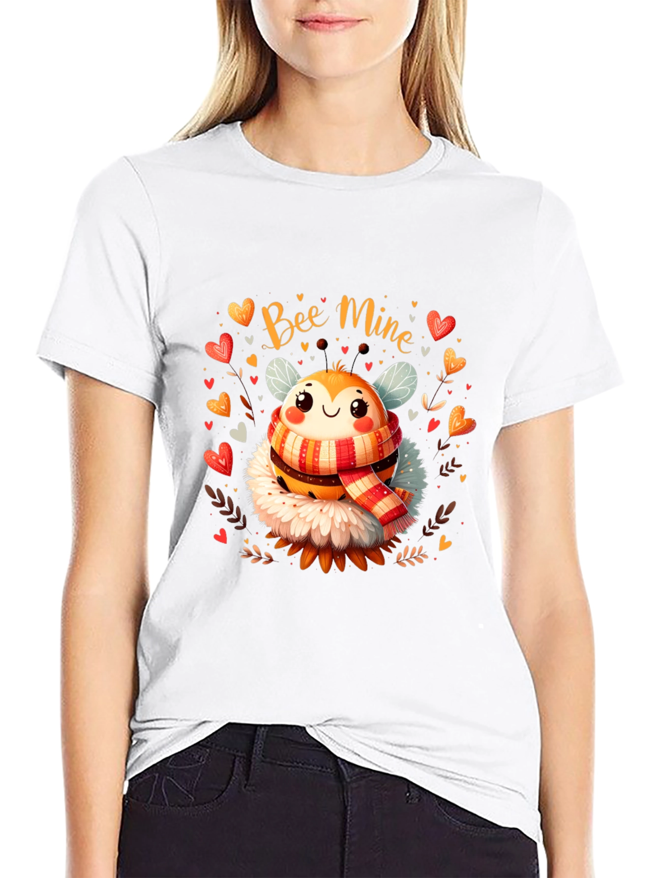 Bee Mine Valentines Day Graphic Tee
