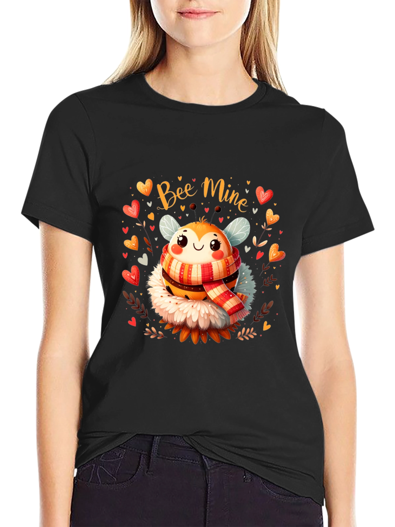 Bee Mine Valentines Day Graphic Tee