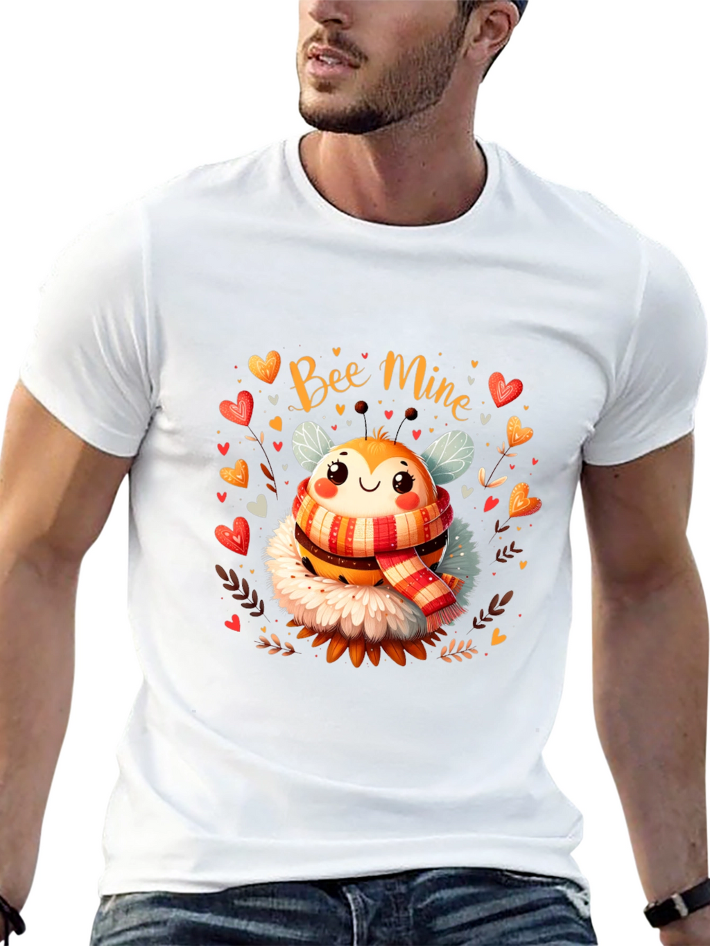 Bee Mine Valentines Day Graphic Tee