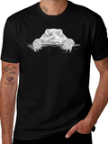 Tortoise Graphic Tee - Cool Reptile Design