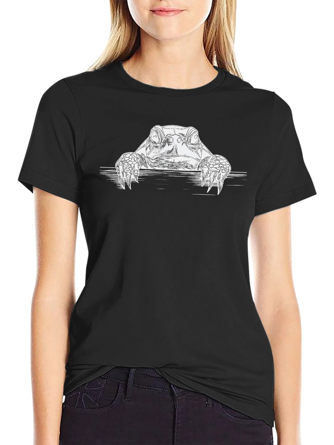 Tortoise Graphic Tee - Cool Reptile Design