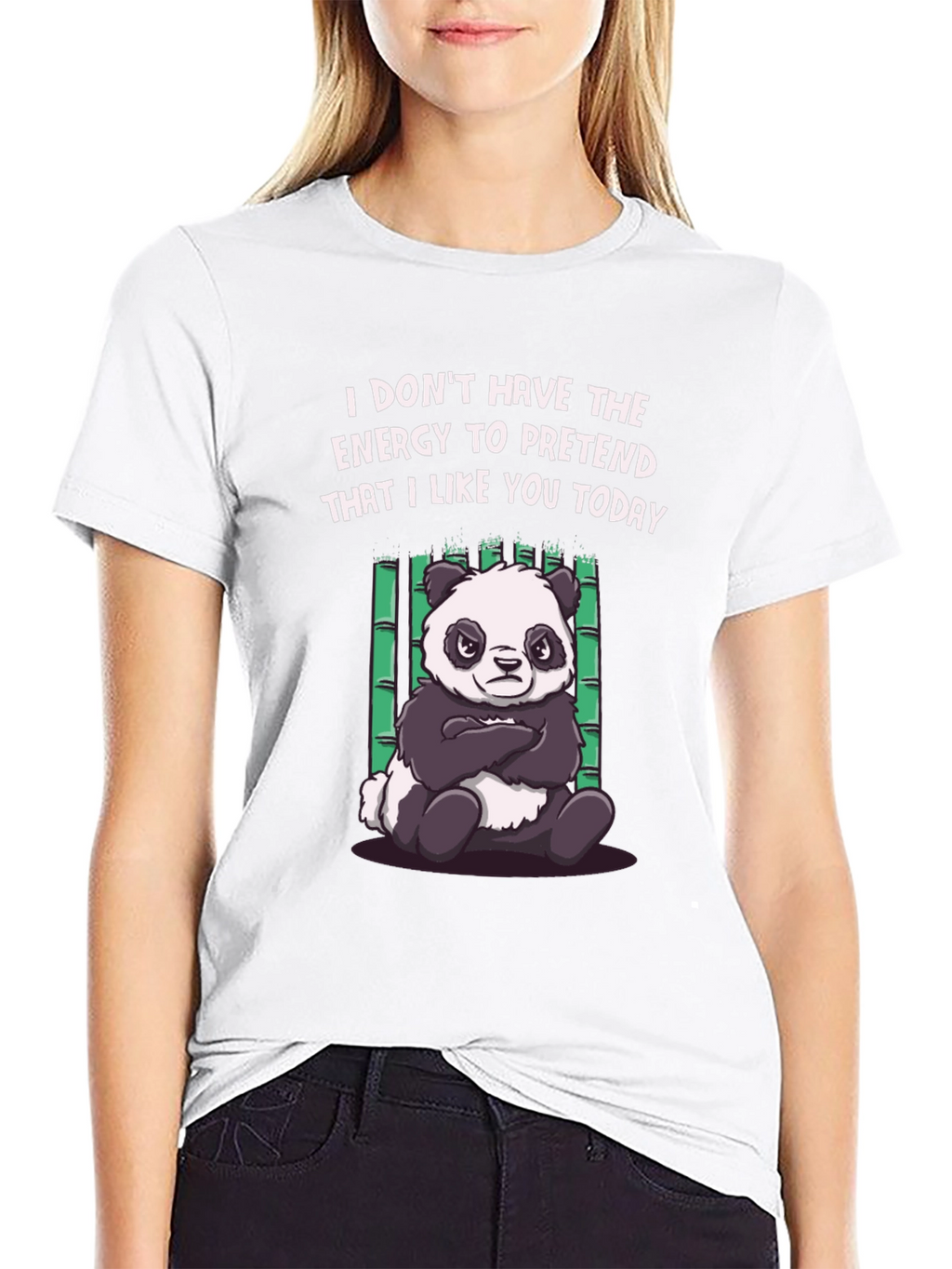 Funny Panda Graphic Tee - Energy to Pretend T-Shirt