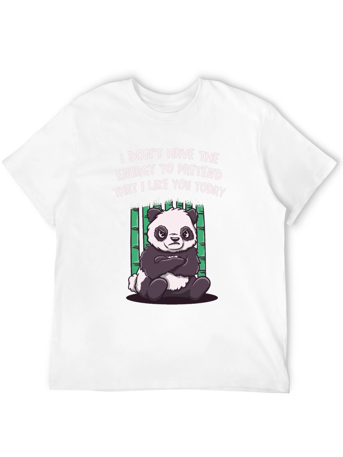 Funny Panda Graphic Tee - Energy to Pretend T-Shirt