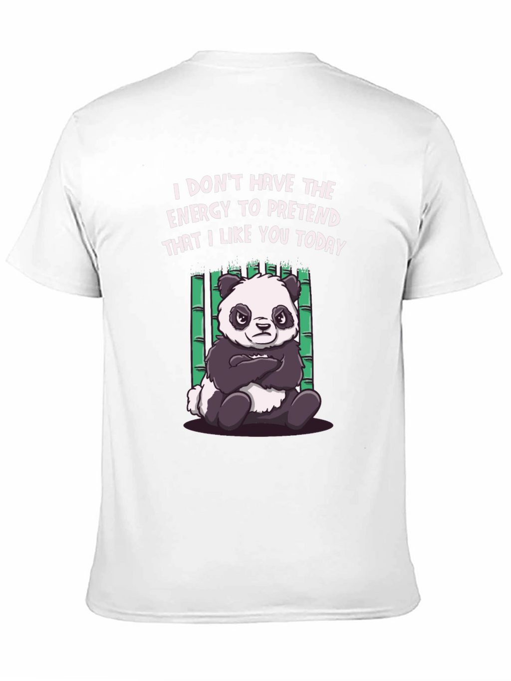 Funny Panda Graphic Tee - Energy to Pretend T-Shirt