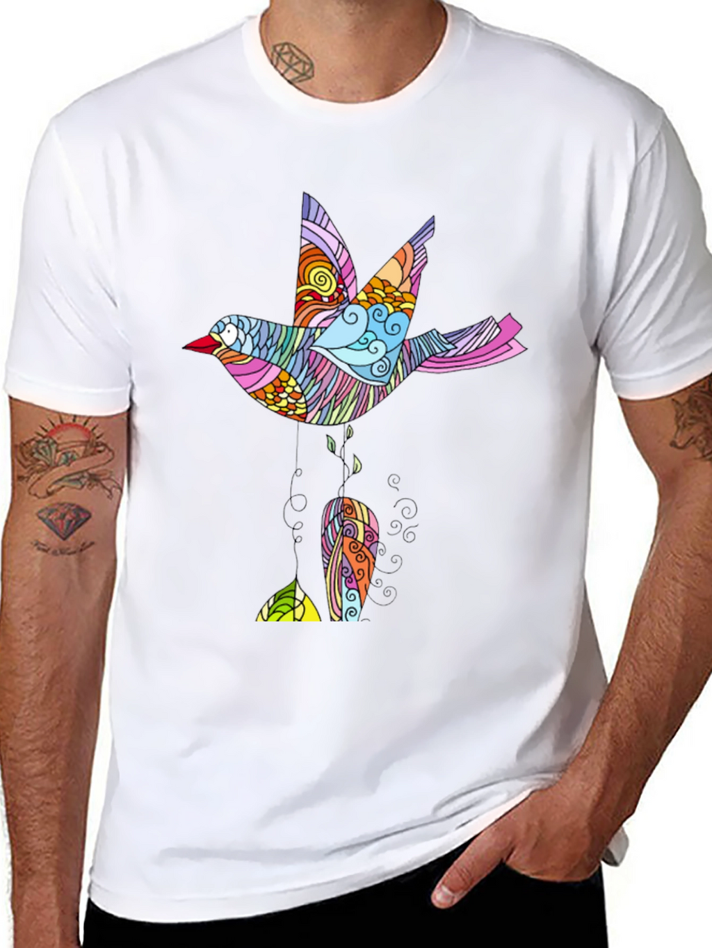 Bird Design T-Shirt