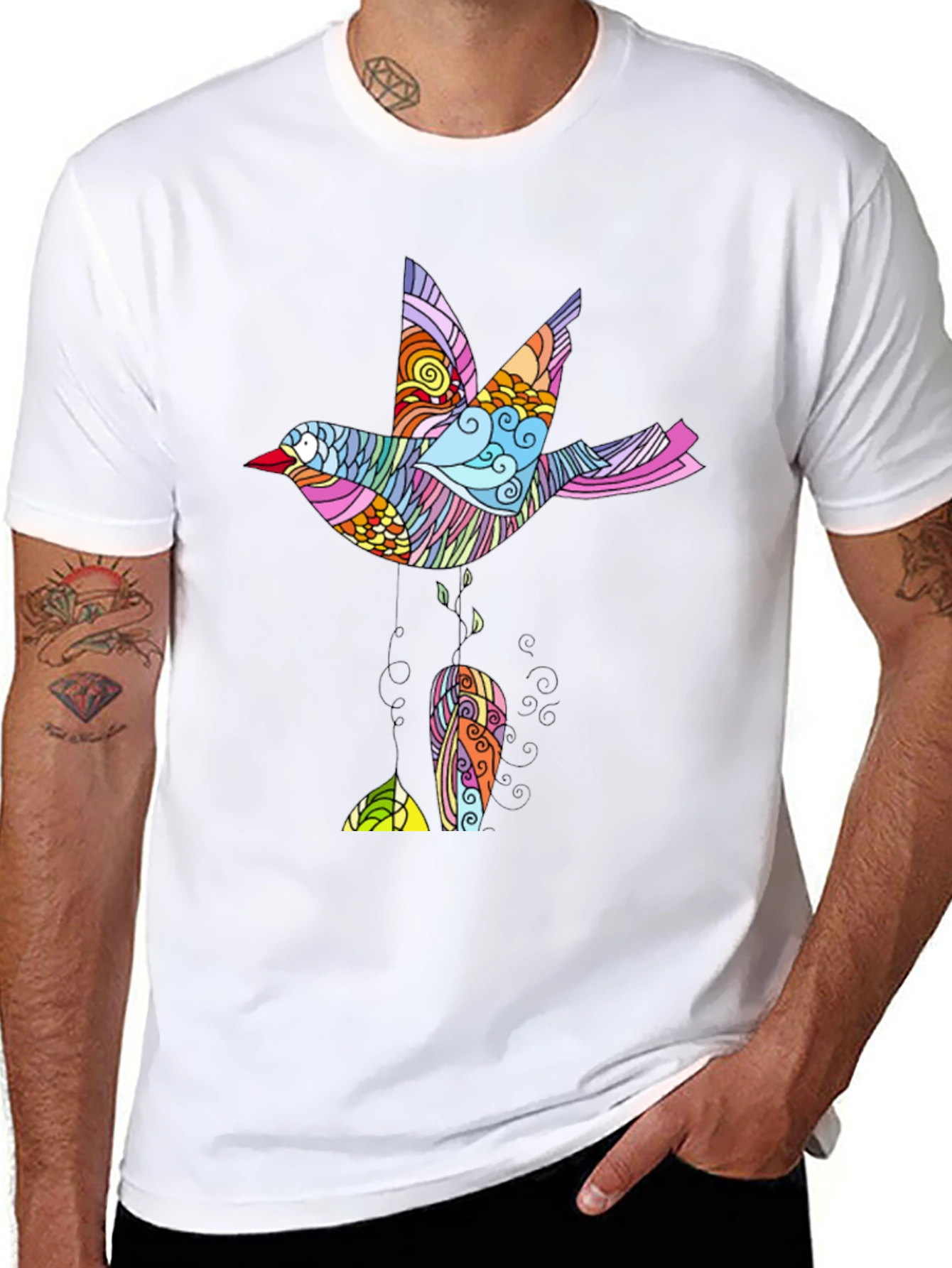Bird Design T-Shirt