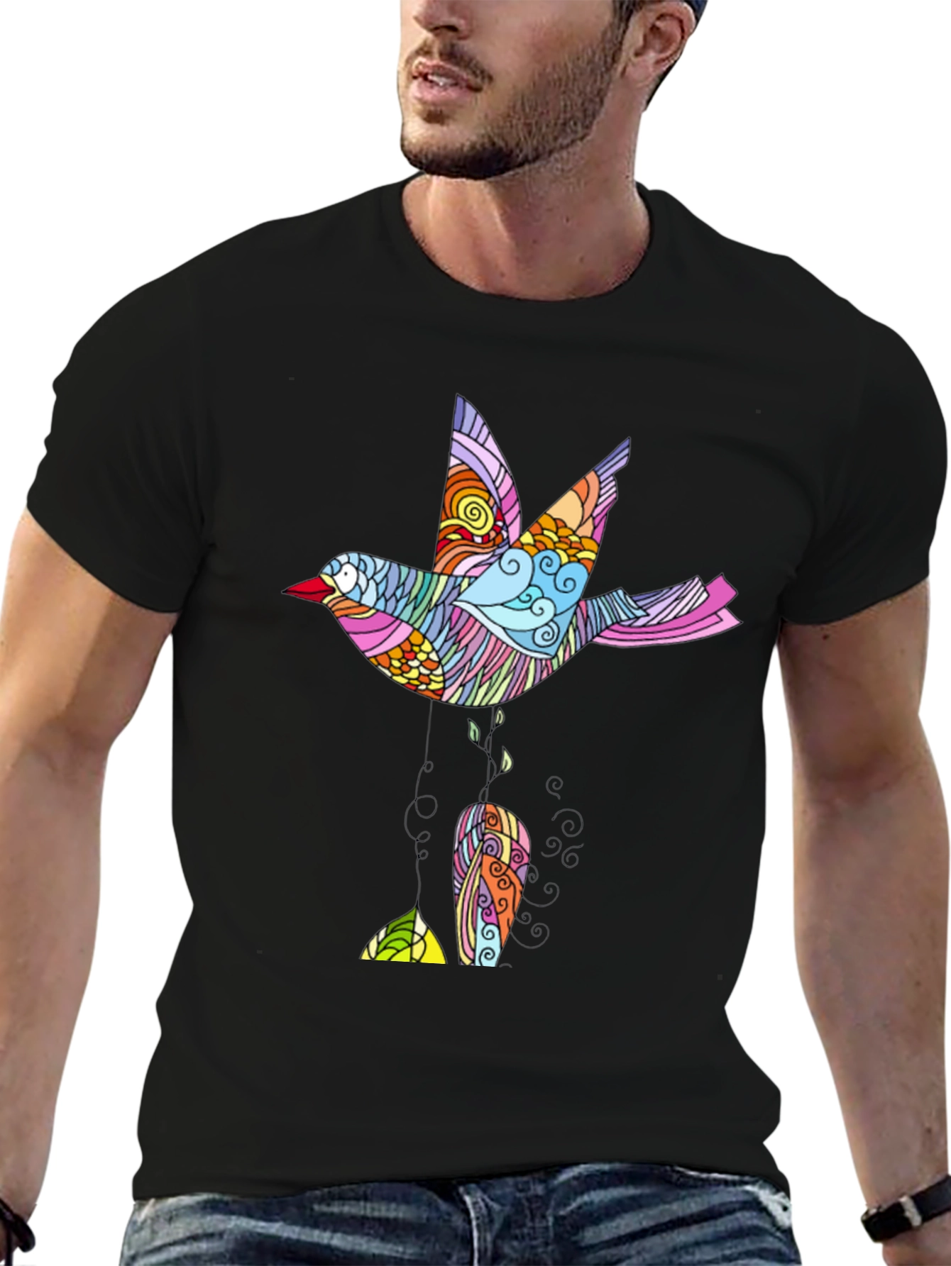 Bird Design T-Shirt