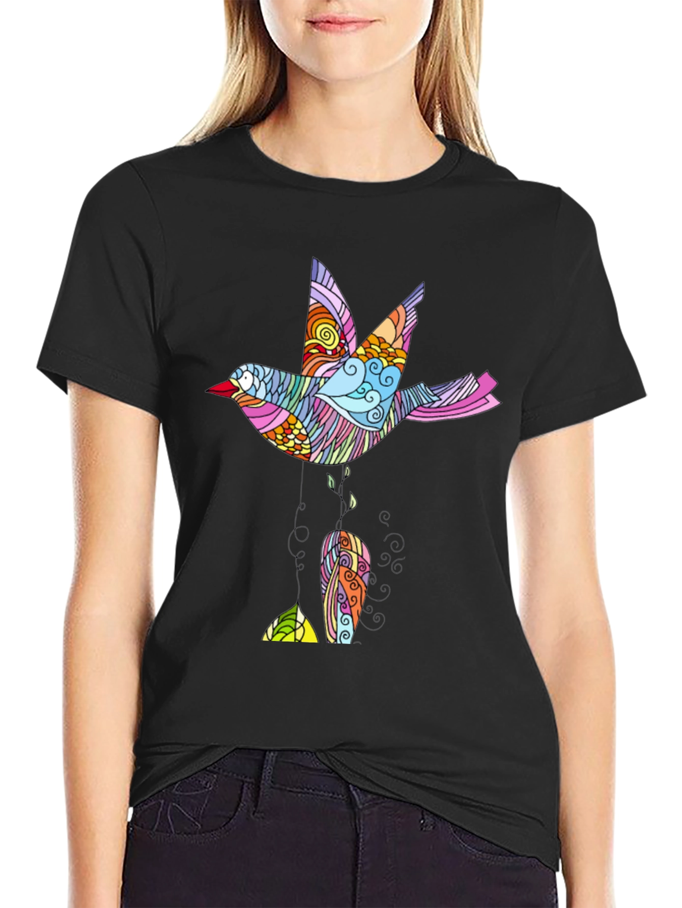 Bird Design T-Shirt