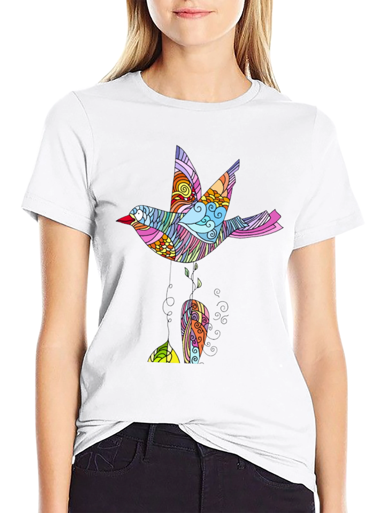 Bird Design T-Shirt