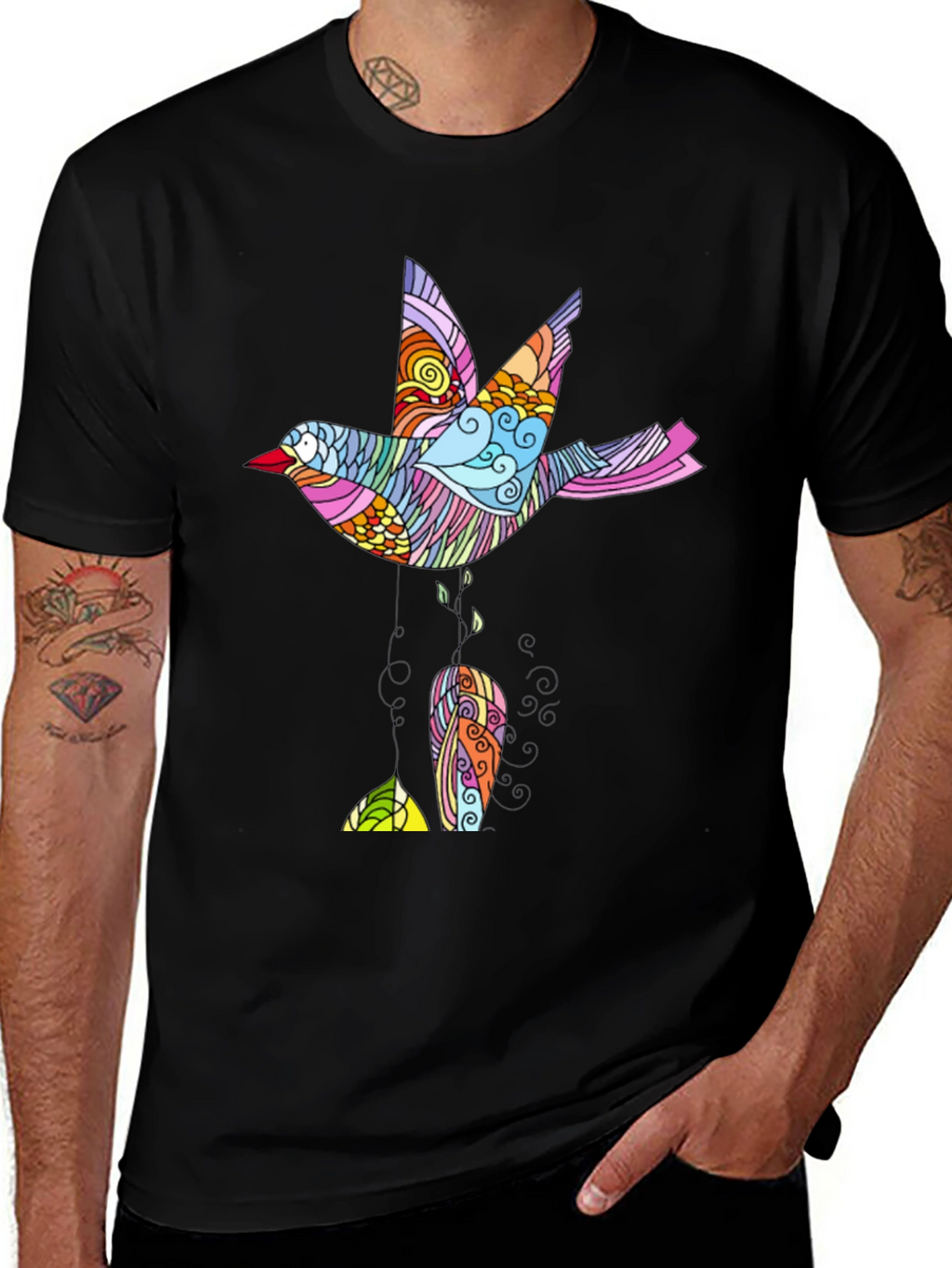 Bird Design T-Shirt
