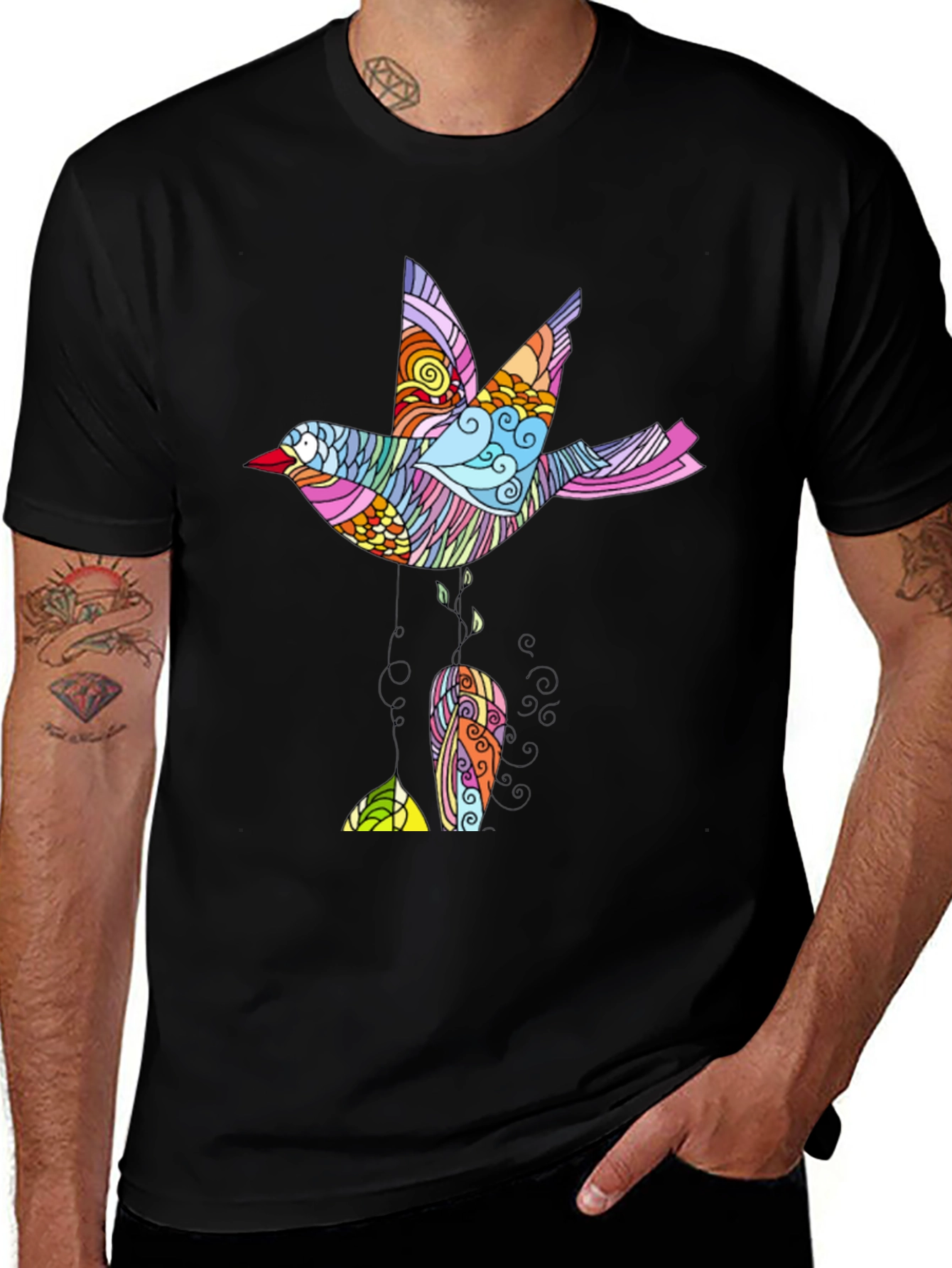 Bird Design T-Shirt