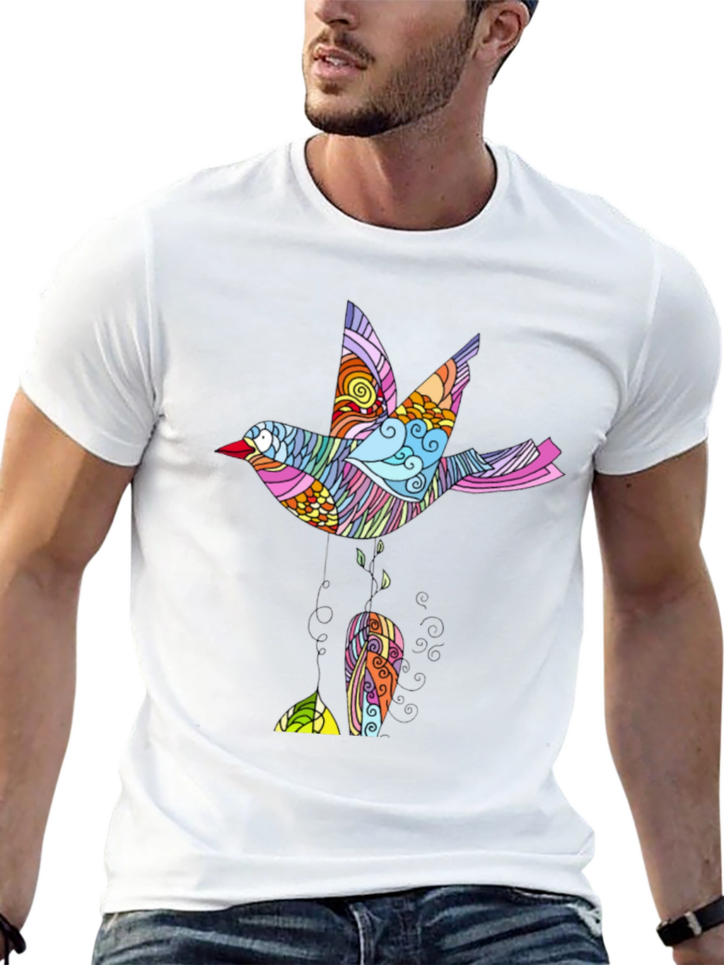 Bird Design T-Shirt