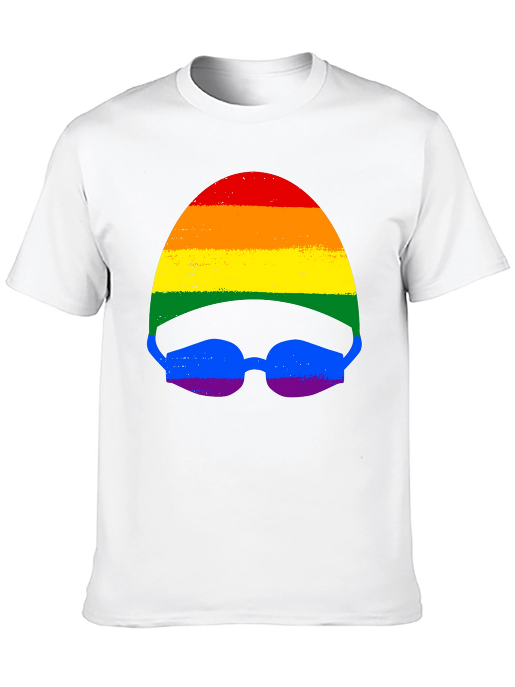 Rainbow Swimmer T-Shirt - Pride Month Apparel