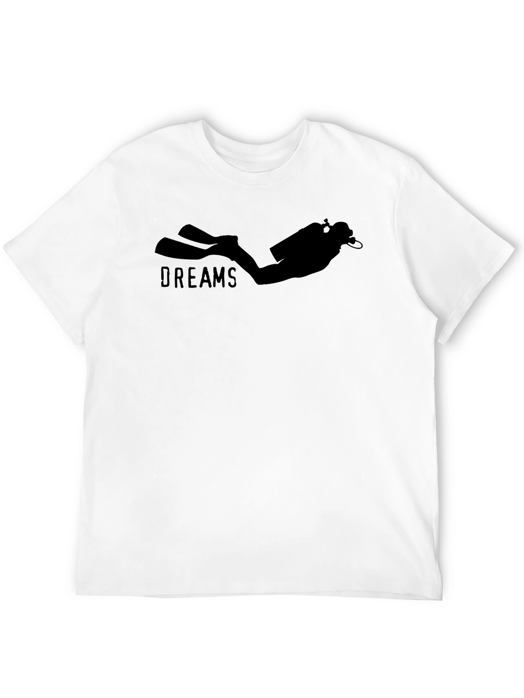 Diver Dreams Black T-Shirt - Scuba Diving Apparel