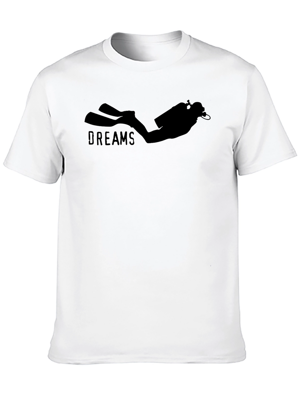 Diver Dreams Black T-Shirt - Scuba Diving Apparel