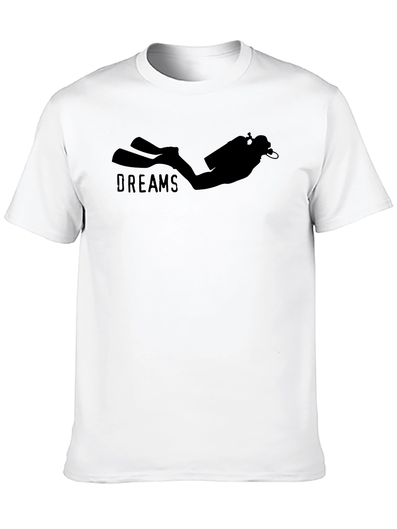 Diver Dreams Black T-Shirt - Scuba Diving Apparel