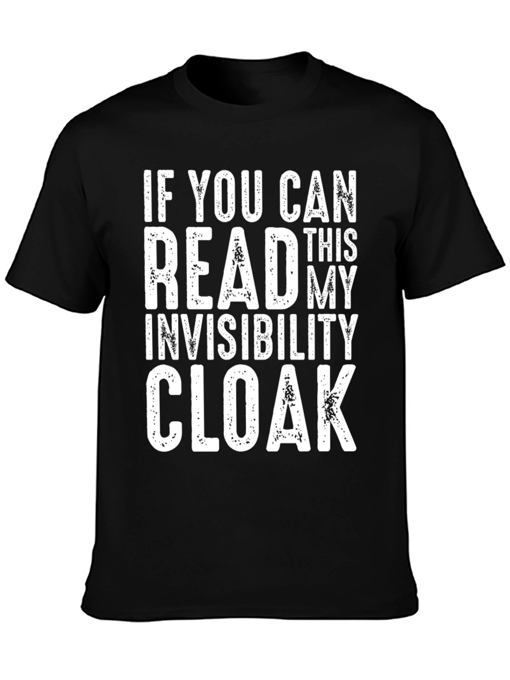 Invisibility Cloak Funny Graphic Tee