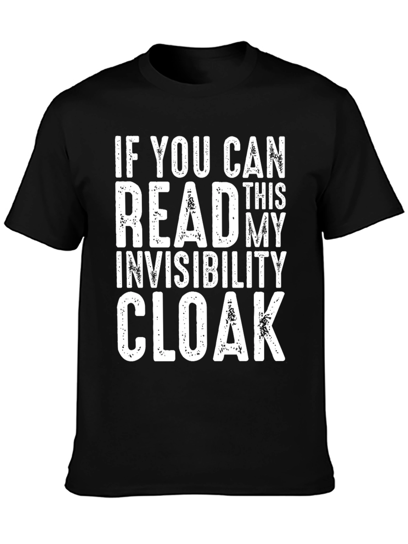 Invisibility Cloak Funny Graphic Tee