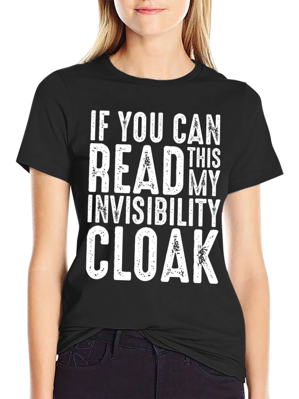 Invisibility Cloak Funny Graphic Tee