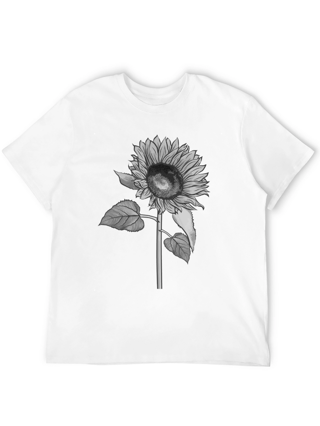 Sunflower Graphic T-Shirt - Black Casual Tee