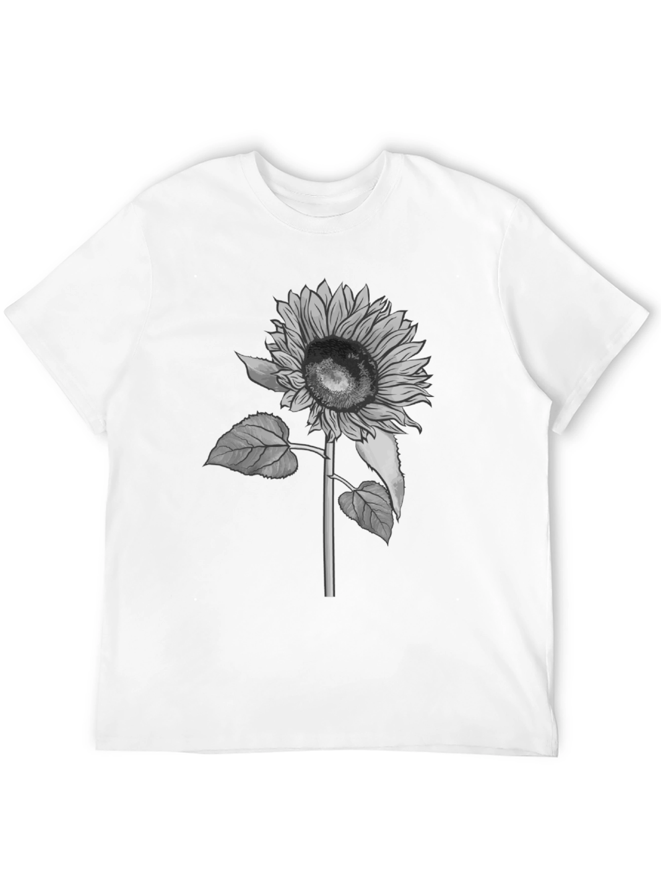 Sunflower Graphic T-Shirt - Black Casual Tee
